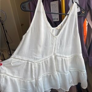POL White Sleeveless Blouse